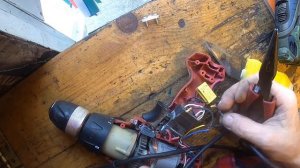 РЕМОНТ обрыва ПРОВОДА (КАБЕЛЯ,ШНУРА) сетевой шуруповёрт