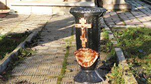 Уникальная ритуальная ваза. Мраморная, 40см.