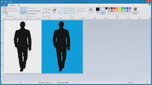 Как в Paint вставить объект без белого фона