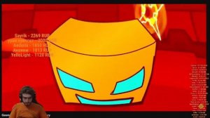 Вернам и Дольфи смотрят Geometry Dash 10-Year Anniversary