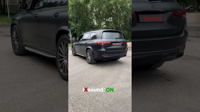 Звук актвиного выхлопа iXsound на Mercedes GLS