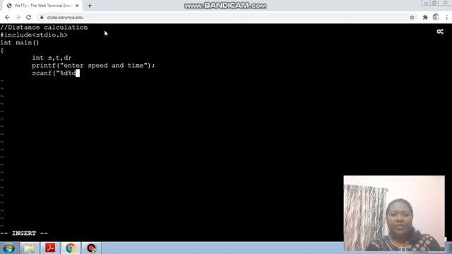 C Programming Basics - Distance Traveled Calculation