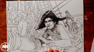 РУССКИЙ ВОИН ЗАЩИТНИК ОТЕЧЕСТВА
Видеоурок "Разгром турецкого флота"  техника-тушь, перо