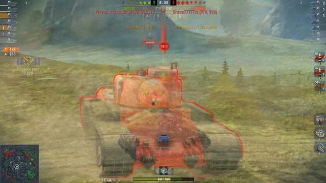 КВ-2 ВАНШОТ | ФУГАСНЫЙ МОНСТР WOT BLITZ смотреть онлайн