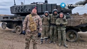 Подбитый Леопард.