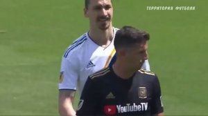 ПЕРВЫЙ МАТЧ ЗЛАТАНА ИБРАГИМОВИЧА В МЛС! СУПЕР ГОЛ! И СРАЗУ ДУБЛЬ !