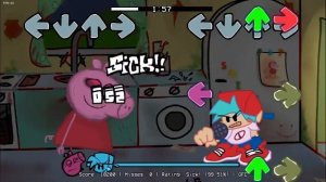 пеппа.exe попала в фнф/Friday Night Funkin' VS Peppa Pig