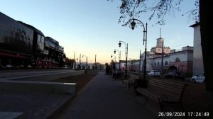 Вокзал и Паровоз в Йошкар-Ола сентябрь 2024