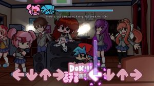 (UPDATE)FNF X Doki Doki Takeover PLUS | Full Week(Completed)