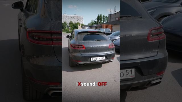 Active exhaust system iXsound on Porsche Macan