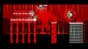 прохождение Press start Geometry dash Subzero
