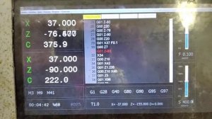 16К20 - работа в режиме ЧПУ на производстве