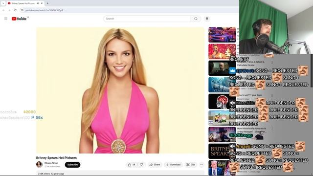 Forsen Reacts - Britney Spears Hot Pictures смотреть онлайн
