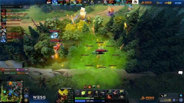 Gnezdo против Romania, Вторая карта, WESG 2017 Dota 2 Eastern Europe Qualifier