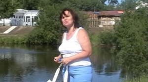 Татьяна на берегу Театрального озера