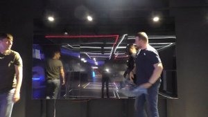 Защитные экраны OkusTv на видео стену в парке развлечений