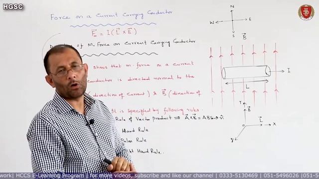 Direction of Magnetic Force on Current Carrying Conductor |Ch#13 |Physics-II |Prof.M.Nasir |LEC # 4 смотреть онлайн