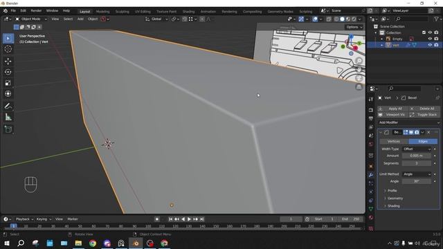 5 - Adding Bevel Modifier