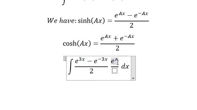 Calculus Help: Integral ∫ sinh(3x) cosh(7x) dx - Integration - Hyperbolic Functions - SOLVED!!