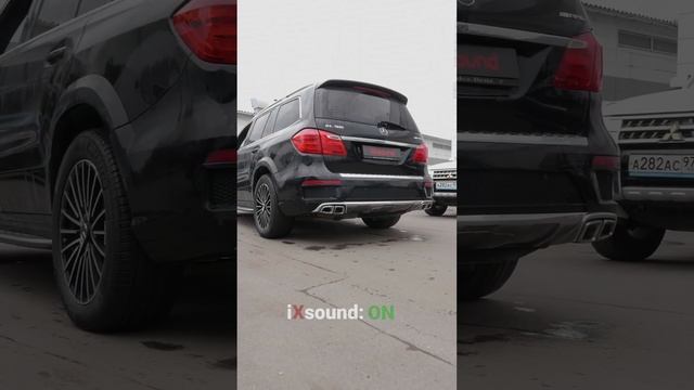 Звук активной выхлопной системы iXsound на Mercedes GL