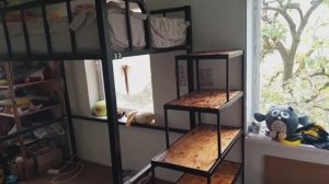 Кровать чердак лофт своими руками!!!