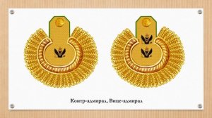 Эполеты морских частей Отдельного корпуса пограничной стражи Российской империи (вероятный вариант)