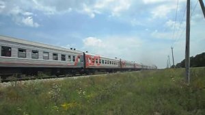 [RZD] ТЭП70БС-087 с поездом Анапа-Киров