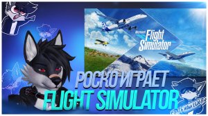 🐺 Роско играет в Microsoft Flight Simulator + НОВЫЙ АВАТАР