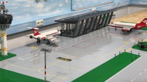 Ready for Takeoff: Giant LEGO Airport Update | Air Traffic Control Tower and Terminal finished!