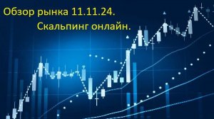 Обзор рынка 11.11.2024, торговля онлайн!