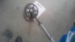 Tesoro Tejon nailboard test with 8x9 coil