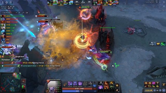 Faceless Void Dota 2 Gameplay Yatoro with 30 Kills - TI12 смотреть онлайн