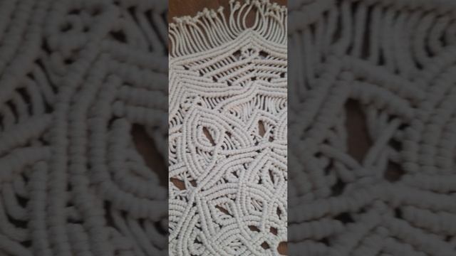 Ковер мандала в технике макраме 🤍 смотреть онлайн