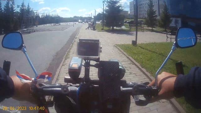 Видео за 28.06.2023 года еду домой после езды по городу вид Второй камеры смотреть онлайн