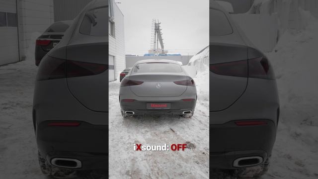 Звук выхлопной системы iXsound на дизельном Mercedes GLE