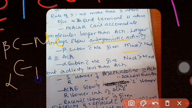 SAR_m_CHOLINERGIC RECEPTOR agonists in 15 MIN as per B Pharm syllabus смотреть онлайн