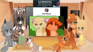 Реакция котов-воителей на шип Огнезвёзд/Песчаная Буря | Коты~Воители