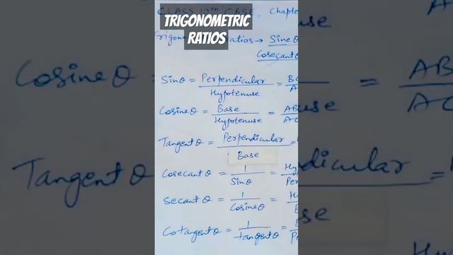TRIGONOMETRY#cbse#class10th#ncert