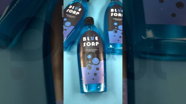 Мыло  Blue Soap антибактериальное, концентрированное, имеет светло-синий оттенок.