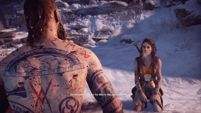 God of War 4 Freya's son killed by Kratos HD смотреть онлайн