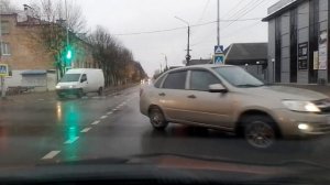 Разворот на прилегающей справо. Учебный маршрут. г. Клинцы Проезд  равнозначного перекрёстка.