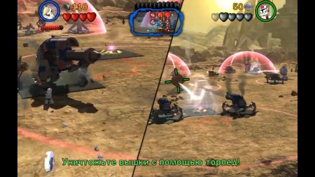 Атакуем базы🕹️🏰LEGO Star Wars 3:The clone wars #14 смотреть онлайн
