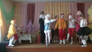 Фрагмент музыкальной сказки "Кошкин дом". Танец гостей.