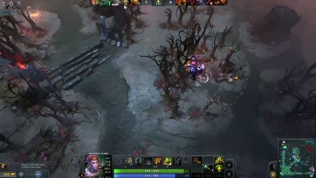 Monkey king vs dragon knight #dota2#monkeyking смотреть онлайн