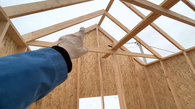 Как сделать #стропильную систему двускатной крыши для дома, пристройки, гаража своими руками?