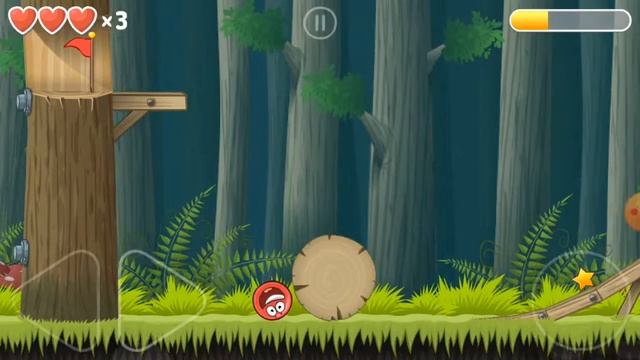#КрасныйШар #RedBall4 #шарик Красный шар. Игра Red Ball 4. Дремучий лес.