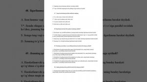 тест саволлари