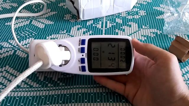 AC power meter 220v digital wattmeter energy monitor electricity consumption