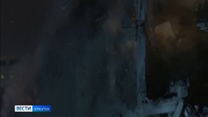 Снос здания картографической фабрики завершили ночью в Иркутске