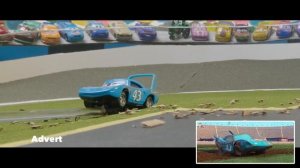 🏁 Lightning McQueen Helps The King | Side by Side Toy Play | Pixar Cars | Disney Kids